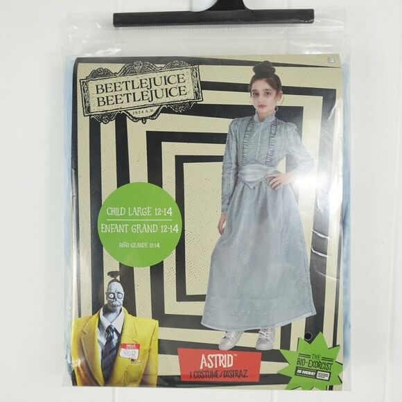 Beetle Juice Astrid Girls Costume Large 12-14 - Picture 2 of 6
